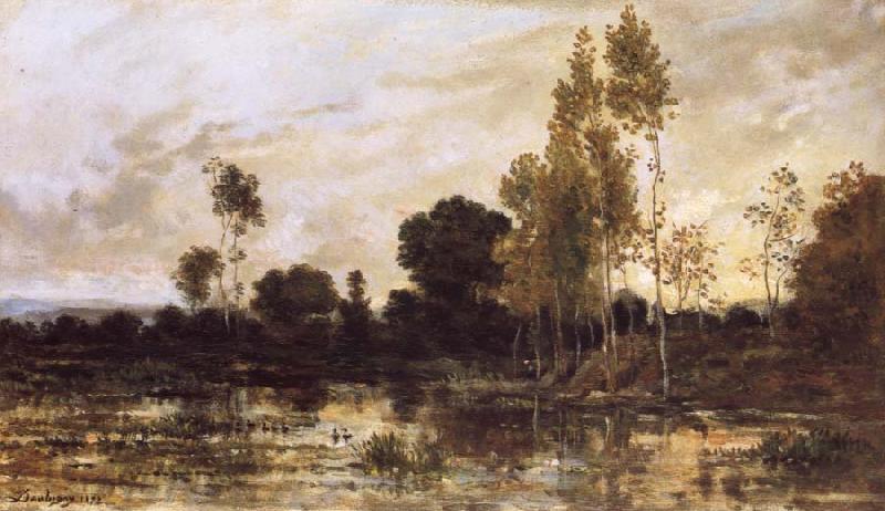 Charles Francois Daubigny Alders Sweden oil painting art